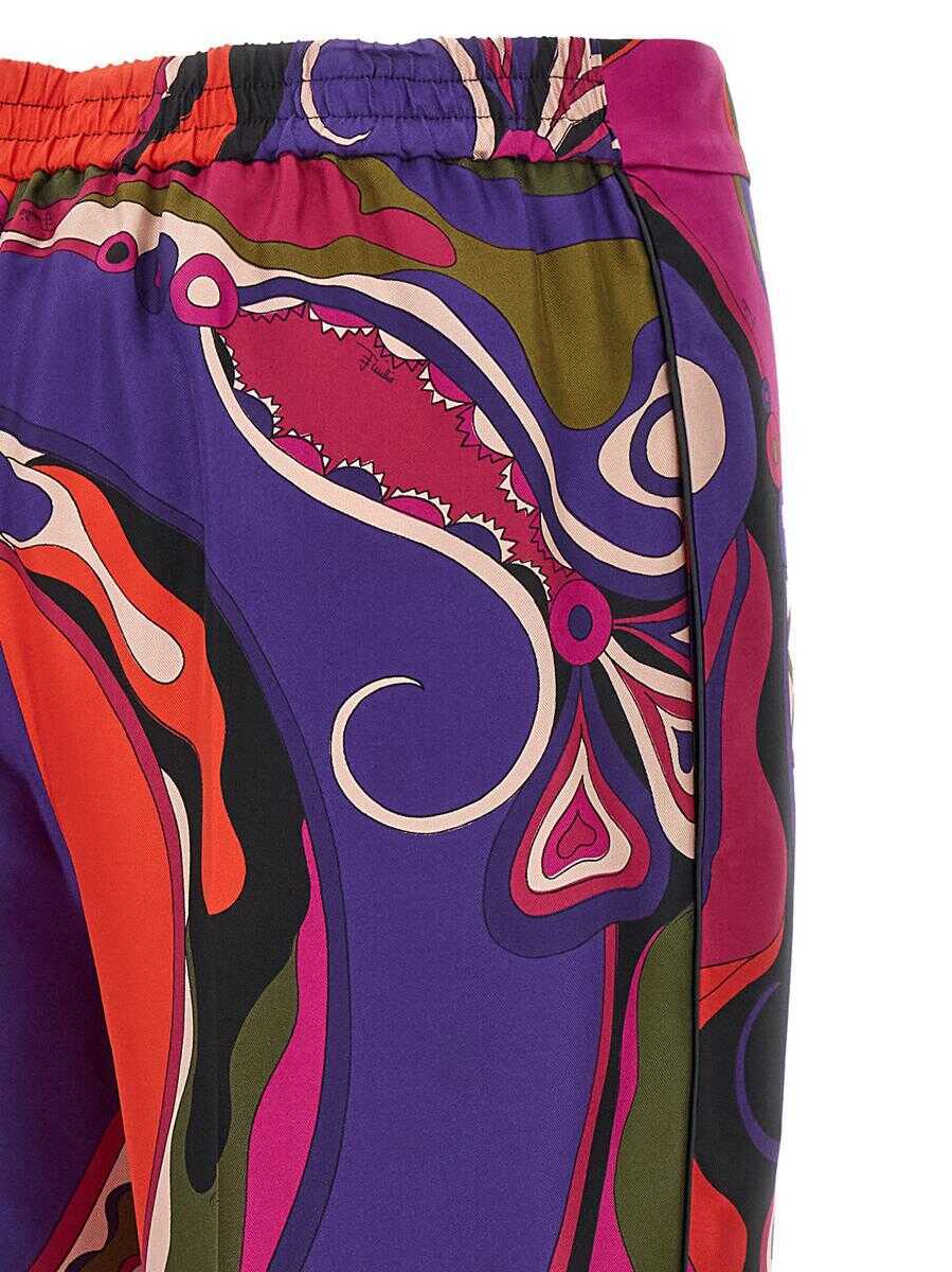 Pantaloni casual PUCCI Pucci Patterned Pants MULTICOLOR Femei (BM 19083699) 4