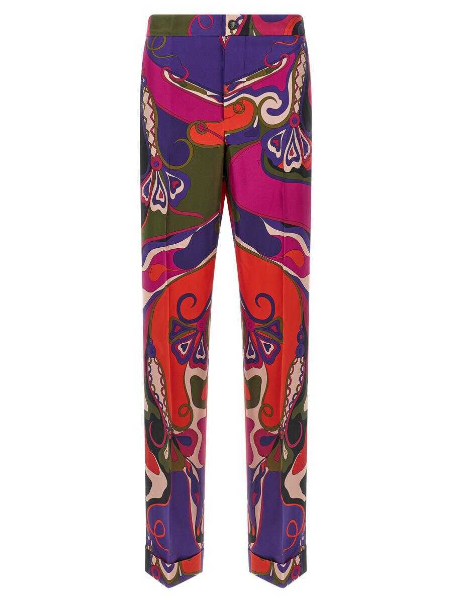 Pantaloni casual PUCCI Pucci Patterned Pants MULTICOLOR Femei (BM 19083699) 1