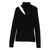 D.EXTERIOR D.Exterior Black Long-Sleeve Sweater  Featuring Cut-Out Shoulder Black