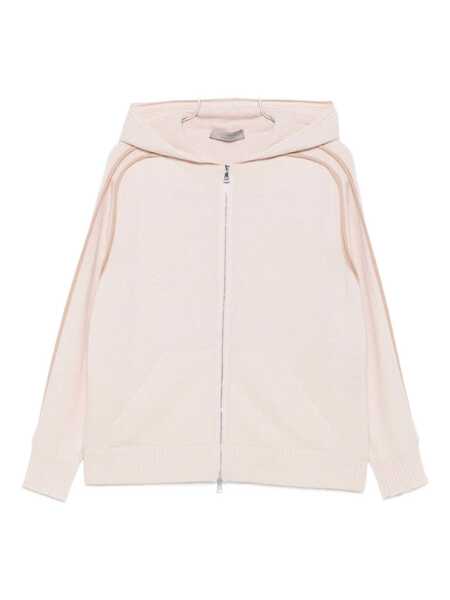 Bluze de trening D.EXTERIOR D.Exterior Cream Zip-Up Hoodie Beige Femei (BM 19083864) 1