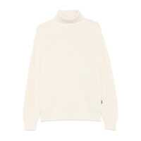 Pulovere Sebago Ivory Wool Turtleneck Sweater Barbati