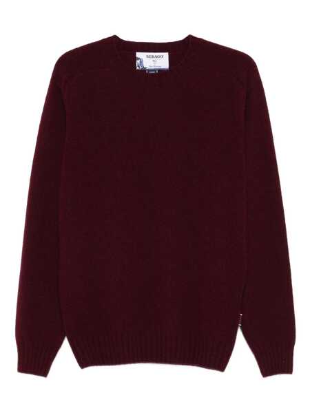 Pulovere Sebago Sebago Burgundy Crew Neck Sweater RED Barbati (BM 19084059) 1