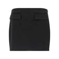 Fuste Salvatore Ferragamo Cashmere Wool Skirt Femei