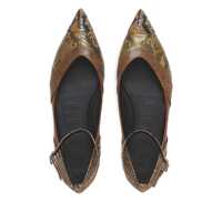 Incaltaminte Marni Dama - Sneakers Marni Marni Pointed-Toe Ballet Flats With Ankle Strap BROWN Femei (BM 19084395) - B-mall.ro