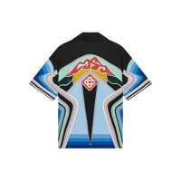 Camasi Casablanca Graphic Mountain Print Shirt Barbati
