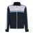 Casablanca Casablanca Zip-Up Down Jacket With Inserts BLUE