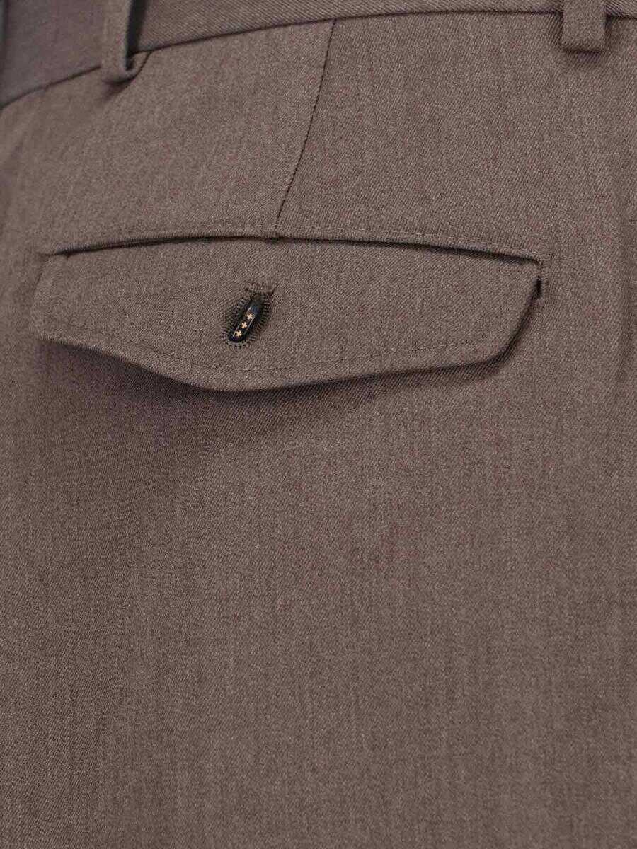 Pantaloni Tonywack Tonywack Trousers BROWN Barbati (BM 19084905) 4