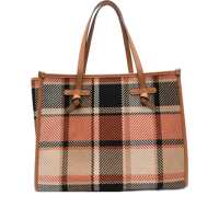 Genti de mana Gianni Chiarini Checked Pattern Gianni Chiarini Shopping Bag Femei
