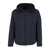 Emporio Armani Blue Down Jacket With Hood And Front Zip Closure In Tech Fabric Man BLUE