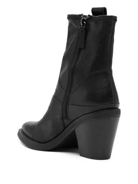 Bocanci ASH Ash Texan Heeled Ankle Boots Black Femei (BM 19085409) 3