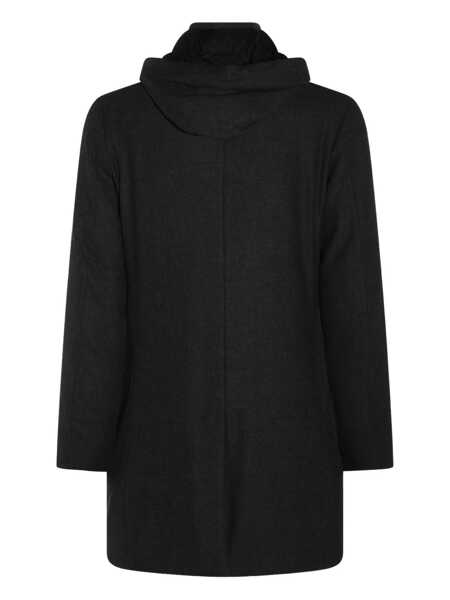 Paltoane MONTECORE Montecore Grey Wool Coat LAVA GREY Barbati (BM 19085454) 2