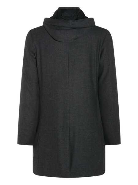 Paltoane MONTECORE Montecore Grey Wool Coat LAVA GREY Barbati (BM 19085454) 3