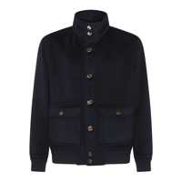 Geci MONTECORE Montecore Blue Cashmere Casual Jacket