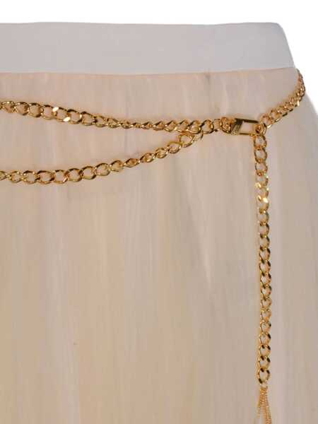 Fuste Elisabetta Franchi Elisabetta Franchi Skirts Beige Femei (BM 19085703) 4