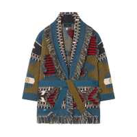 Cardigane Alanui Belted Fringed Cardigan Femei