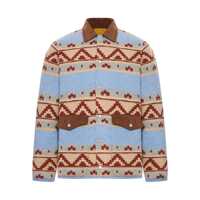 Geci GUEST IN RESIDENCE Guest In Residence Geometric Pattern Wool Jacket