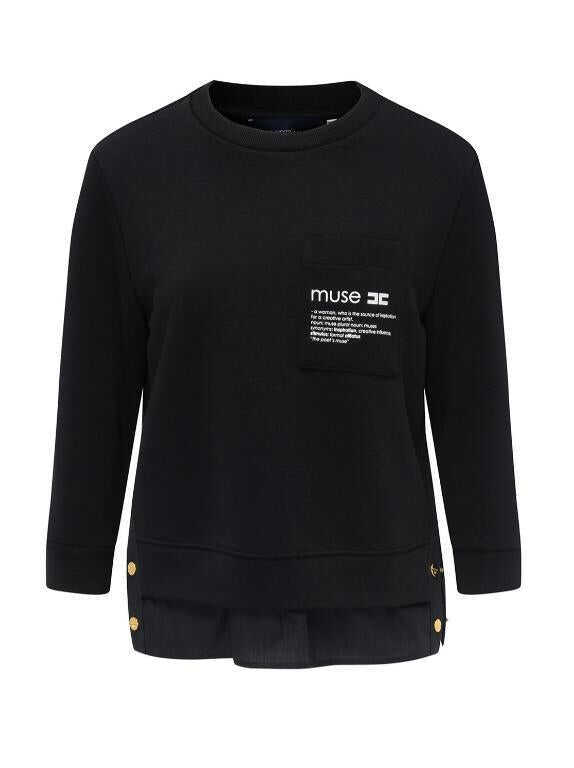 Pulovere Elisabetta Franchi Elisabetta Franchi Sweaters Black Femei (BM 19086339) 1