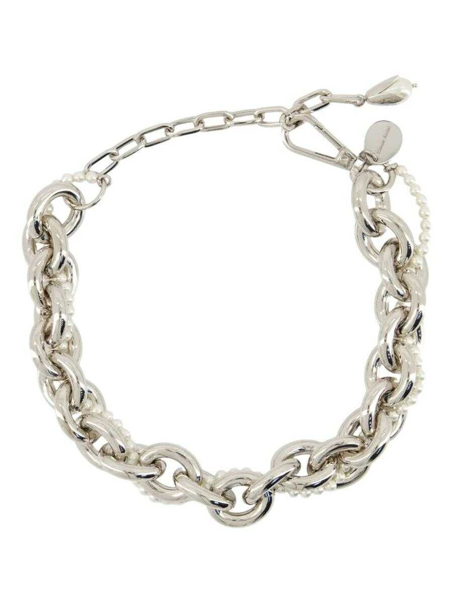 Bijuterii SIMONE ROCHA Simone Rocha Necklace PEARL RHODIUM Femei (BM 19086498) 1