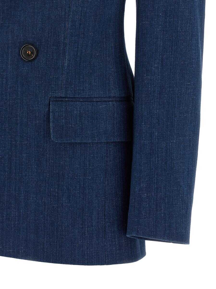 Sacouri DSQUARED2 DSQUARED2 Blazer Bettter X Dsquared2 BLUE Femei (BM 19086906) 4