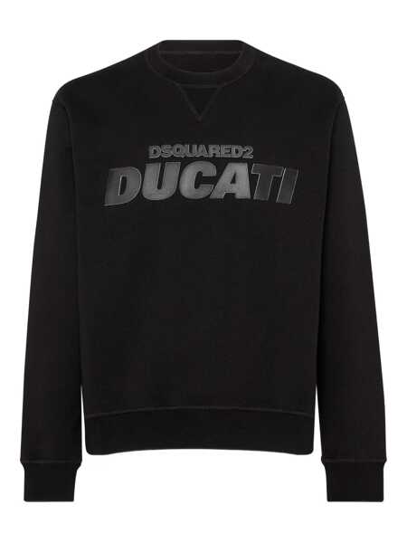 Pulovere DSQUARED2 DSQUARED2 Dsquared2 X Ducati Capsule Sweatshirt Black Barbati (BM 19086924) 1