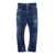 DSQUARED2 'Ducati X D2' Blue Jeans With Logo Patch On The Rear And Belt Loops In Denim Man BLUE