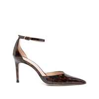 Pantofi cu toc Stuart Weitzman Leopard Print Ankle Strap Pumps Femei