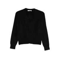 Pulovere Tabaroni Cashmere Black Wool And Cashmere Blend V-Neck Sweater Femei