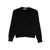 TABARONI CASHMERE Tabaroni Cashmere Black Wool And Cashmere Blend V-Neck Sweater Black