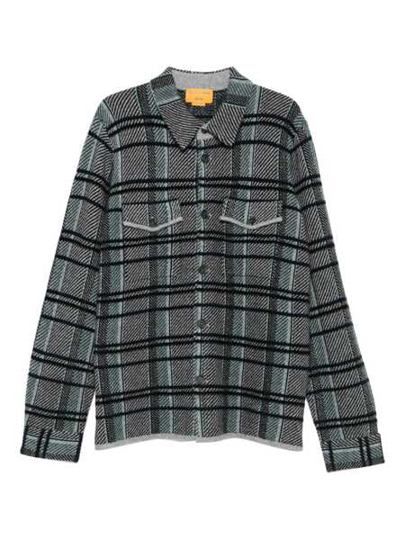 Camasi GUEST IN RESIDENCE Guest In Residence Cashmere Check Shirt Black Barbati (BM 19087119) 1