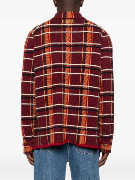 Camasi GUEST IN RESIDENCE Guest In Residence Cashmere Check Shirt RED Barbati (BM 19087125) 4