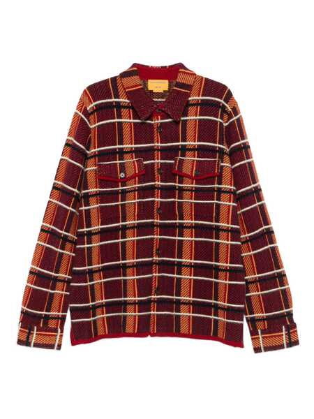 Camasi GUEST IN RESIDENCE Guest In Residence Cashmere Check Shirt RED Barbati (BM 19087125) 1