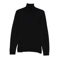 Pulovere Dondup Blue Wool Turtleneck Sweater Barbati