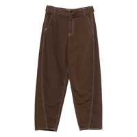 Blugi Semicouture 'Maria Rosa' Brown Cotton Jeans Femei