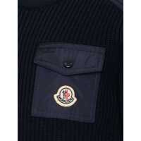Pulovere casual pentru Baieti - Pulovere casual Moncler CREW NECK Blue Baieti (BM 19087701) - B-mall.ro