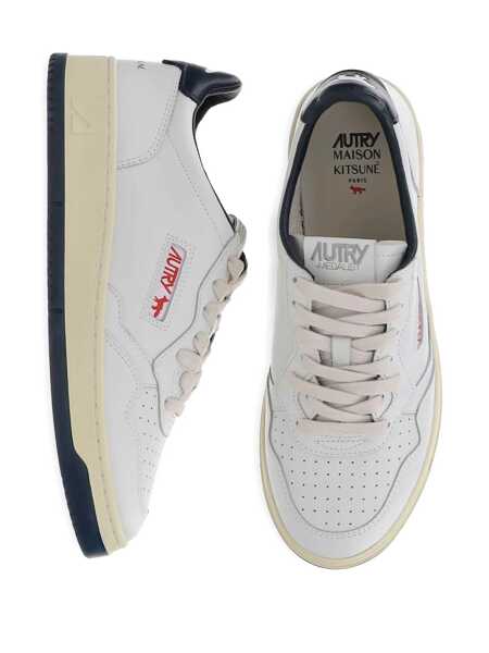 Sneakers AUTRY AUTRY AULMMK01 SNEAKERS WHT BLUE Wht Blue Barbati (BM 19087734) 4