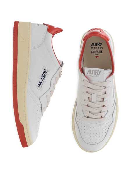 Sneakers AUTRY AUTRY AULMMK02 SNEAKER WHT RED Wht Red Barbati (BM 19087737) 4