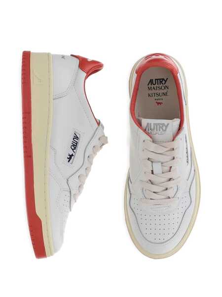 Sneakers AUTRY AUTRY AULWMK02 SNEAKERS WHT RED Wht Red Femei (BM 19087740) 4