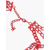 Coliere Dama - Coliere Elisabetta Franchi Chain Necklace With Heart Detailing Red Femei (BM 19087808) - B-mall.ro