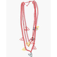 Coliere Chain Necklace With Heart Detailing Femei