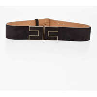 Curele Leather Belt With Ton-Sur-Ton Logo Femei