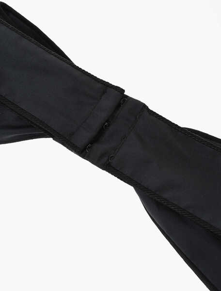 Curele Elisabetta Franchi Nylon Belt With Maxi Bow Black Femei (BM 19087826) 3