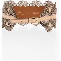 Curele Perforated Oversized Belt Femei