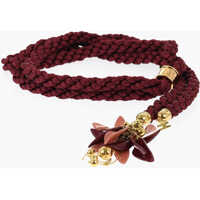 Curele Woven Belt With Petal Detail Femei
