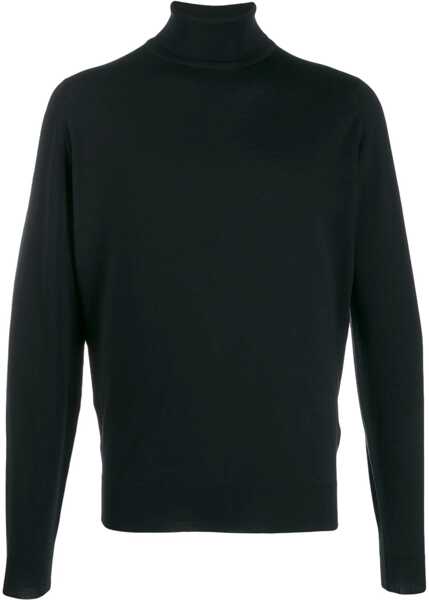 Pulovere casual John Smedley Cherwell Pullover BLACK Barbati (BM 19087949) 1