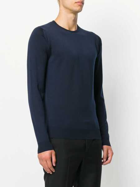Pulovere John Smedley Lundy Sweater BLUE Barbati (BM 19087955) 5