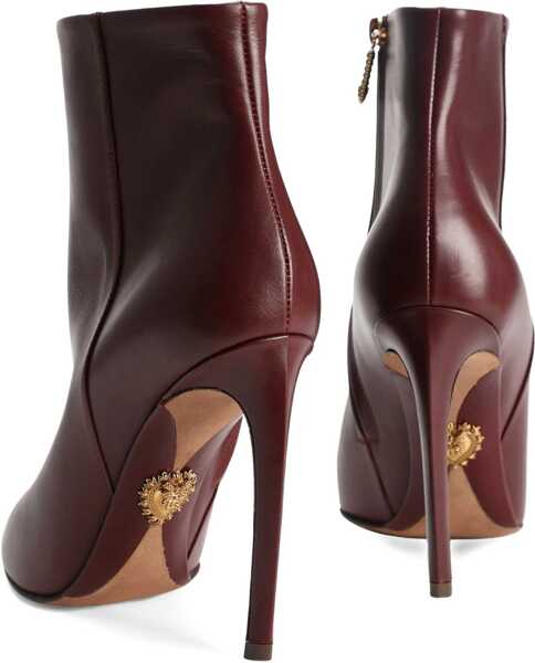 Incaltaminte Dolce & Gabbana Desire Ankle Boots BORDEAUX Femei (BM 19087961) 4