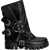 Dolce & Gabbana Ankle Boot In Rubber And Leather BLACK