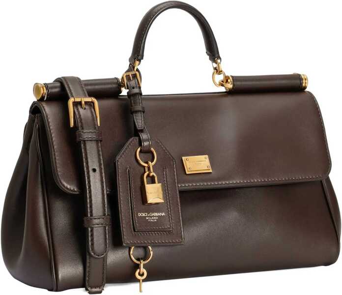 Genti de mana Dolce & Gabbana Medium My Sicily Bag BROWN Femei (BM 19087970) 4