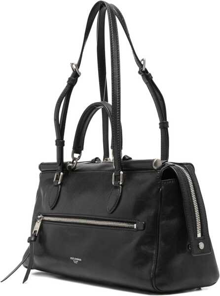 Genti de umar Dolce & Gabbana Vittoria Bag In Calf Leather BLACK Femei (BM 19087973) 3