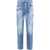 DSQUARED2 Straight Leg Stonewashed 642 Jeans 20Cm Blue